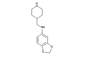 1,3-benzodioxol-5-yl(4-piperidylmethyl)amine