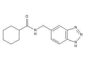 N-(1H-benzotriazol-5-ylmethyl)cyclohexanecarboxamide