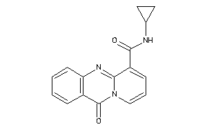 N-cyclopropyl-11-keto-pyrido[2,1-b]quinazoline-6-carboxamide