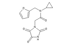 N-cyclopropyl-N-(2-furfuryl)-2-(2,4,5-triketoimidazolidin-1-yl)acetamide