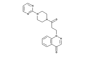 1-[3-keto-3-[4-(2-pyrimidyl)piperazino]propyl]cinnolin-4-one