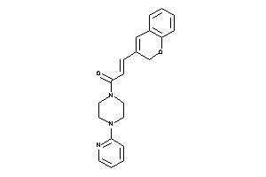 3-(2H-chromen-3-yl)-1-[4-(2-pyridyl)piperazino]prop-2-en-1-one