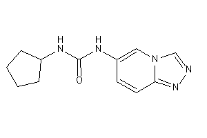 1-cyclopentyl-3-([1,2,4]triazolo[4,3-a]pyridin-6-yl)urea