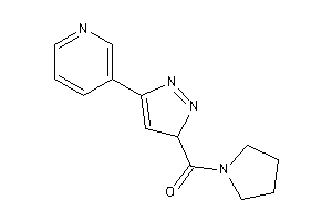 [5-(3-pyridyl)-3H-pyrazol-3-yl]-pyrrolidino-methanone