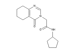 N-cyclopentyl-2-(4-keto-5,6,7,8-tetrahydroquinazolin-3-yl)acetamide