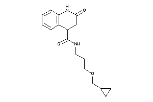 N-[3-(cyclopropylmethoxy)propyl]-2-keto-3,4-dihydro-1H-quinoline-4-carboxamide