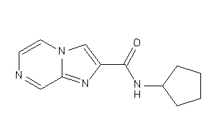 N-cyclopentylimidazo[1,2-a]pyrazine-2-carboxamide