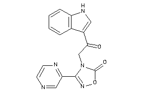 4-[2-(1H-indol-3-yl)-2-keto-ethyl]-3-pyrazin-2-yl-1,2,4-oxadiazol-5-one