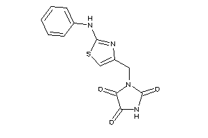 1-[(2-anilinothiazol-4-yl)methyl]imidazolidine-2,4,5-trione