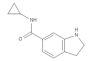 N-cyclopropylindoline-6-carboxamide