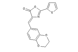 4-(2,3-dihydro-1,4-benzodioxin-6-ylmethylene)-2-(2-thienyl)-2-oxazolin-5-one