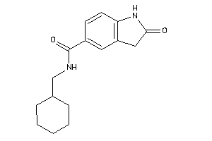 N-(cyclohexylmethyl)-2-keto-indoline-5-carboxamide