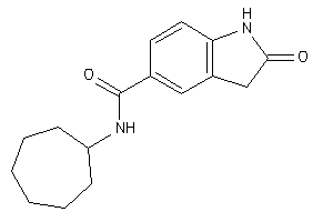 N-cycloheptyl-2-keto-indoline-5-carboxamide