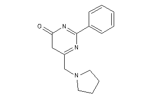 Image of 2-phenyl-6-(pyrrolidinomethyl)-5H-pyrimidin-4-one