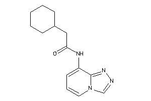 2-cyclohexyl-N-([1,2,4]triazolo[4,3-a]pyridin-8-yl)acetamide