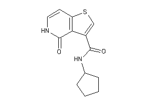 N-cyclopentyl-4-keto-5H-thieno[3,2-c]pyridine-3-carboxamide