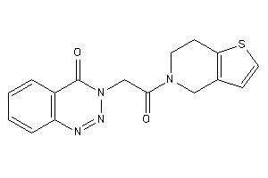 3-[2-(6,7-dihydro-4H-thieno[3,2-c]pyridin-5-yl)-2-keto-ethyl]-1,2,3-benzotriazin-4-one