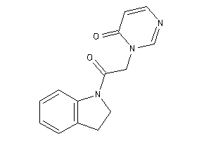 3-(2-indolin-1-yl-2-keto-ethyl)pyrimidin-4-one