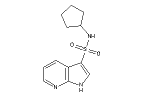 N-cyclopentyl-1H-pyrrolo[2,3-b]pyridine-3-sulfonamide
