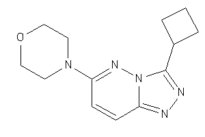 4-(3-cyclobutyl-[1,2,4]triazolo[3,4-f]pyridazin-6-yl)morpholine