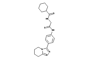 N-[2-keto-2-[4-(5,6,7,8-tetrahydro-[1,2,4]triazolo[4,3-a]pyridin-3-yl)anilino]ethyl]cyclohexanecarboxamide