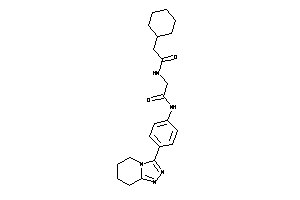 2-[(2-cyclohexylacetyl)amino]-N-[4-(5,6,7,8-tetrahydro-[1,2,4]triazolo[4,3-a]pyridin-3-yl)phenyl]acetamide