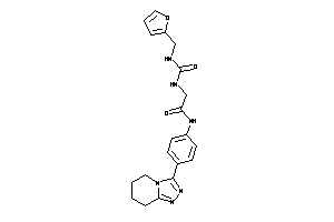 2-(2-furfurylcarbamoylamino)-N-[4-(5,6,7,8-tetrahydro-[1,2,4]triazolo[4,3-a]pyridin-3-yl)phenyl]acetamide