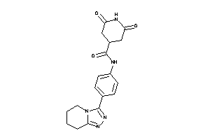 2,6-diketo-N-[4-(5,6,7,8-tetrahydro-[1,2,4]triazolo[4,3-a]pyridin-3-yl)phenyl]isonipecotamide