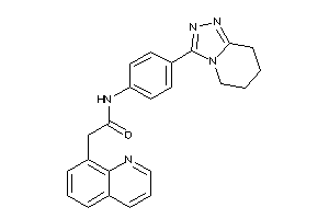 2-(8-quinolyl)-N-[4-(5,6,7,8-tetrahydro-[1,2,4]triazolo[4,3-a]pyridin-3-yl)phenyl]acetamide