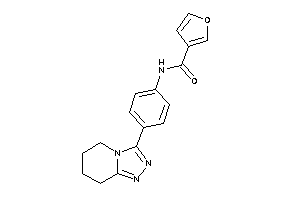 N-[4-(5,6,7,8-tetrahydro-[1,2,4]triazolo[4,3-a]pyridin-3-yl)phenyl]-3-furamide