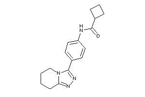 N-[4-(5,6,7,8-tetrahydro-[1,2,4]triazolo[4,3-a]pyridin-3-yl)phenyl]cyclobutanecarboxamide