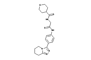 N-[2-keto-2-[4-(5,6,7,8-tetrahydro-[1,2,4]triazolo[4,3-a]pyridin-3-yl)anilino]ethyl]tetrahydropyran-4-carboxamide