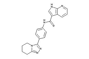 N-[4-(5,6,7,8-tetrahydro-[1,2,4]triazolo[4,3-a]pyridin-3-yl)phenyl]-1H-pyrrolo[2,3-b]pyridine-3-carboxamide