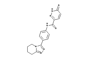 6-keto-N-[4-(5,6,7,8-tetrahydro-[1,2,4]triazolo[4,3-a]pyridin-3-yl)phenyl]-1H-pyridazine-3-carboxamide