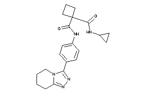 N-cyclopropyl-N'-[4-(5,6,7,8-tetrahydro-[1,2,4]triazolo[4,3-a]pyridin-3-yl)phenyl]cyclobutane-1,1-dicarboxamide