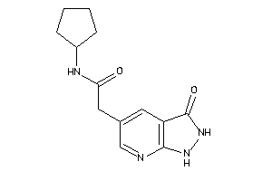 N-cyclopentyl-2-(3-keto-1,2-dihydropyrazolo[3,4-b]pyridin-5-yl)acetamide