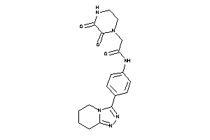 2-(2,3-diketopiperazino)-N-[4-(5,6,7,8-tetrahydro-[1,2,4]triazolo[4,3-a]pyridin-3-yl)phenyl]acetamide