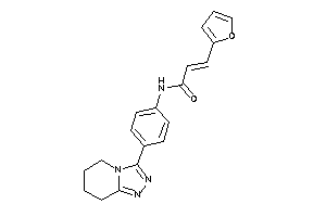 3-(2-furyl)-N-[4-(5,6,7,8-tetrahydro-[1,2,4]triazolo[4,3-a]pyridin-3-yl)phenyl]acrylamide