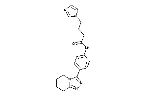 4-imidazol-1-yl-N-[4-(5,6,7,8-tetrahydro-[1,2,4]triazolo[4,3-a]pyridin-3-yl)phenyl]butyramide