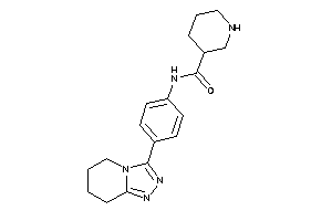 N-[4-(5,6,7,8-tetrahydro-[1,2,4]triazolo[4,3-a]pyridin-3-yl)phenyl]nipecotamide