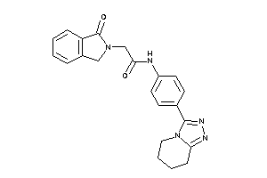 2-(1-ketoisoindolin-2-yl)-N-[4-(5,6,7,8-tetrahydro-[1,2,4]triazolo[4,3-a]pyridin-3-yl)phenyl]acetamide