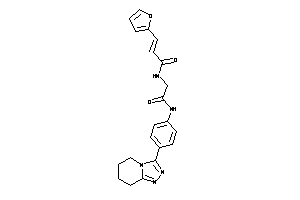 3-(2-furyl)-N-[2-keto-2-[4-(5,6,7,8-tetrahydro-[1,2,4]triazolo[4,3-a]pyridin-3-yl)anilino]ethyl]acrylamide