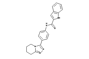 N-[4-(5,6,7,8-tetrahydro-[1,2,4]triazolo[4,3-a]pyridin-3-yl)phenyl]-1H-indole-2-carboxamide