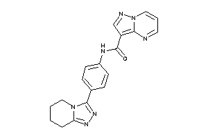 N-[4-(5,6,7,8-tetrahydro-[1,2,4]triazolo[4,3-a]pyridin-3-yl)phenyl]pyrazolo[1,5-a]pyrimidine-3-carboxamide