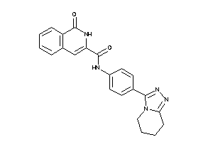 1-keto-N-[4-(5,6,7,8-tetrahydro-[1,2,4]triazolo[4,3-a]pyridin-3-yl)phenyl]-2H-isoquinoline-3-carboxamide