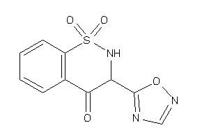 1,1-diketo-3-(1,2,4-oxadiazol-5-yl)-2,3-dihydrobenzo[e]thiazin-4-one