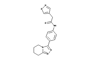 2-isoxazol-4-yl-N-[4-(5,6,7,8-tetrahydro-[1,2,4]triazolo[4,3-a]pyridin-3-yl)phenyl]acetamide