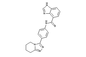 N-[4-(5,6,7,8-tetrahydro-[1,2,4]triazolo[4,3-a]pyridin-3-yl)phenyl]-1H-benzimidazole-4-carboxamide