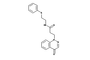 3-(4-ketocinnolin-1-yl)-N-[2-(phenylthio)ethyl]propionamide