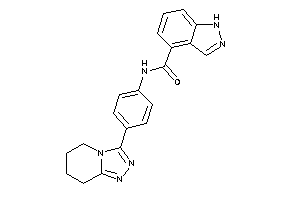 N-[4-(5,6,7,8-tetrahydro-[1,2,4]triazolo[4,3-a]pyridin-3-yl)phenyl]-1H-indazole-4-carboxamide